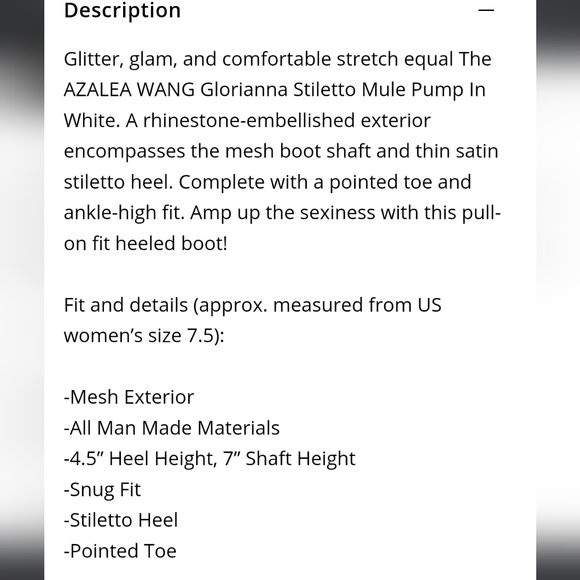 Azalea Wang White Embellished Stilleto Bootie 8.5/9 - Picture 11 of 11